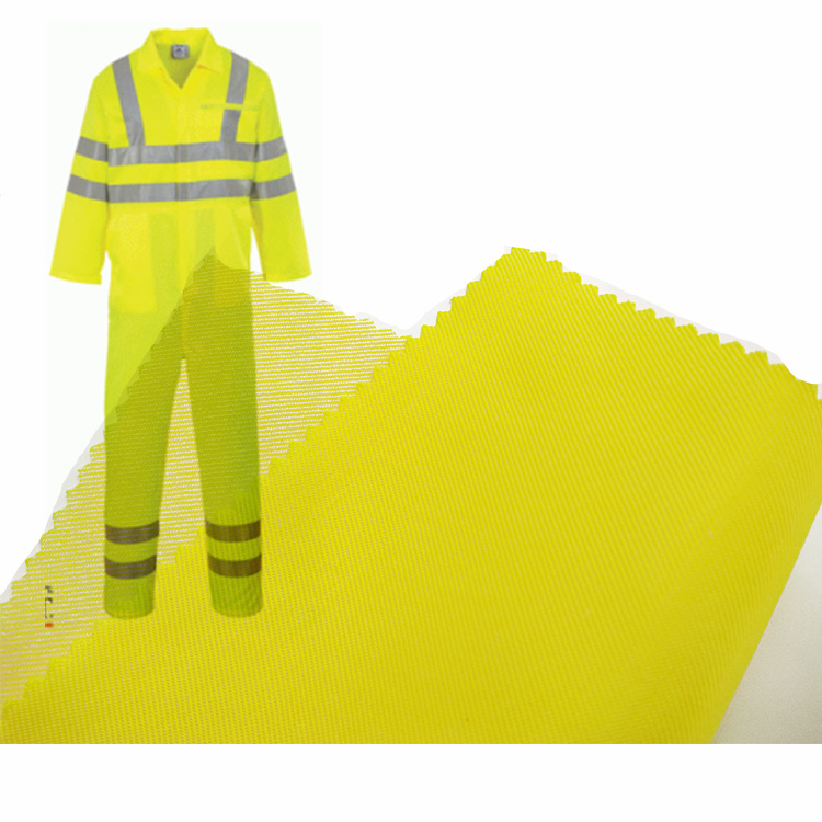 hivis yellow fabric cotton