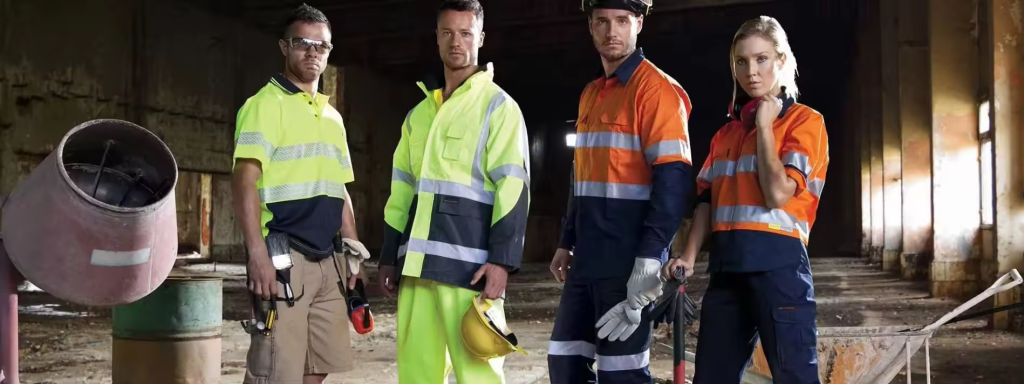 fabric for construction and safety apparel